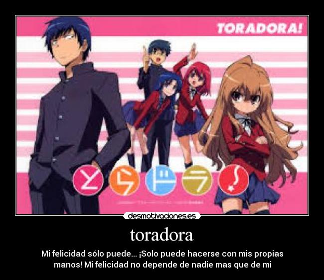 carteles toradora desmotivaciones