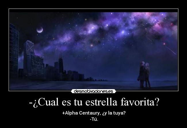 -¿Cual es tu estrella favorita? - 