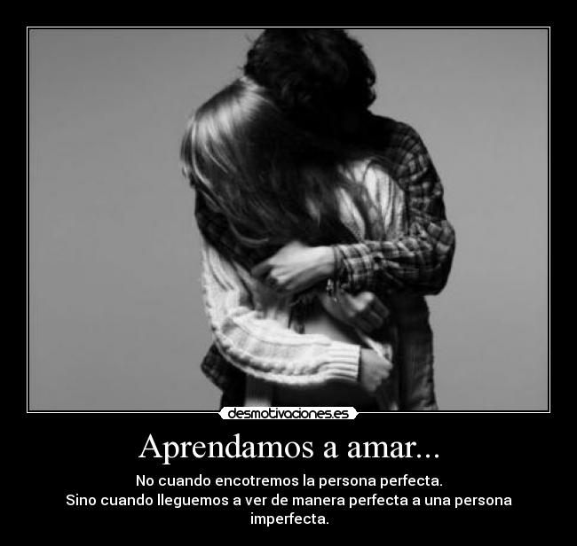Aprendamos a amar... -