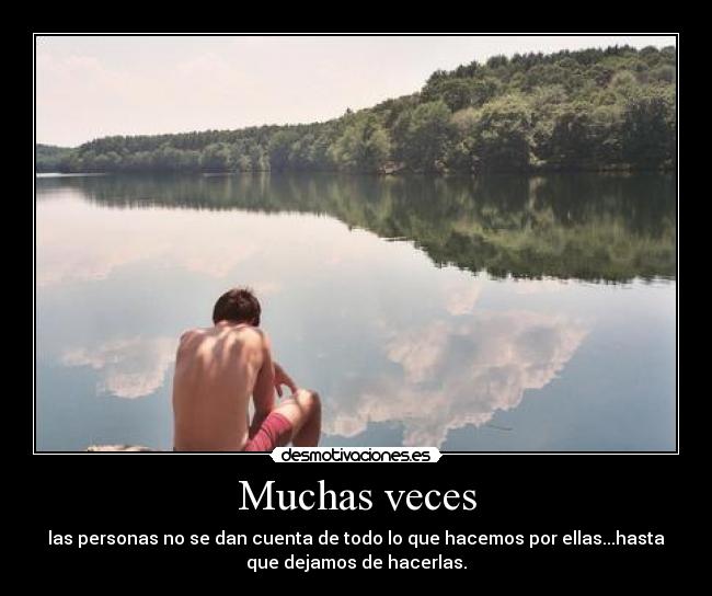 Muchas veces -