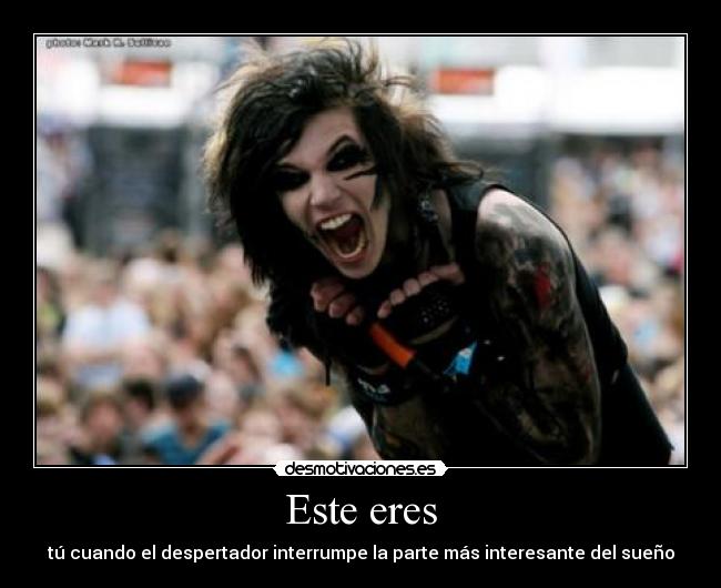 Este eres - tú cuando el despertador interrumpe la parte más interesante del sueño