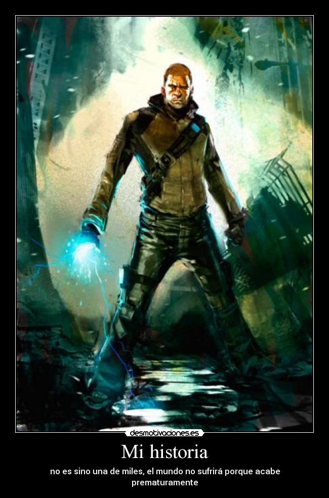 carteles historia mercermcgrath infamous cole mcgrath comic anime rima dentro rima para que mis letras cuadren desmotivaciones