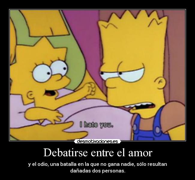 carteles amor vuelvo los simpson una excepcion desmotivaciones