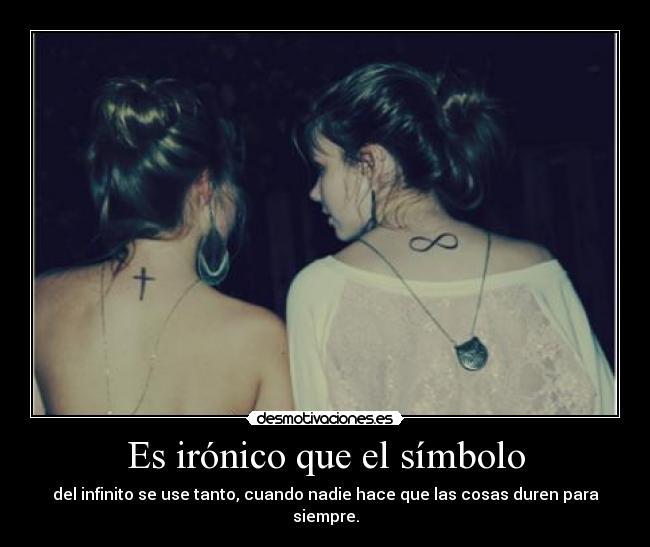 Es irónico que el símbolo - 