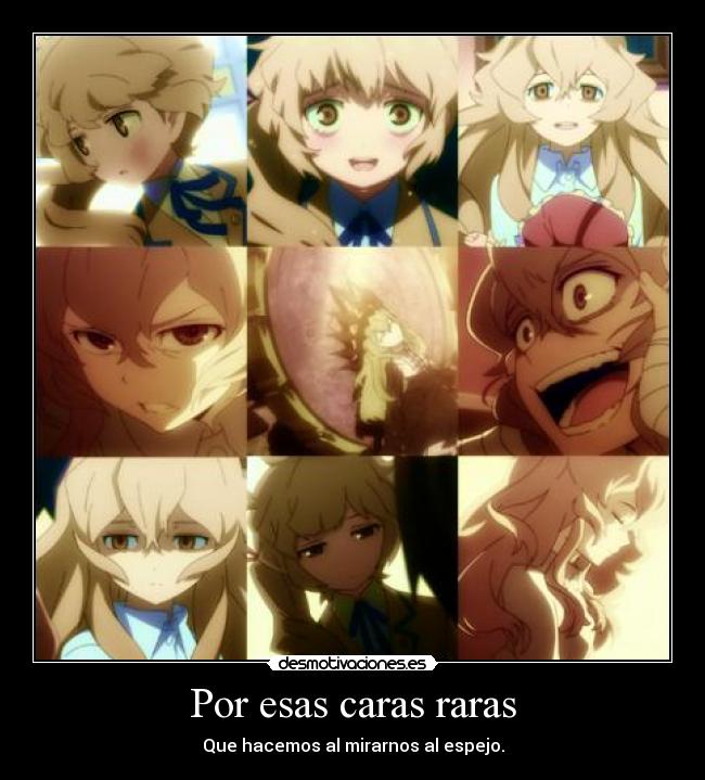 Por esas caras raras - Que hacemos al mirarnos al espejo.