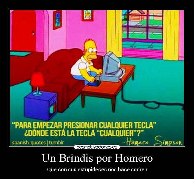 Un Brindis por Homero -