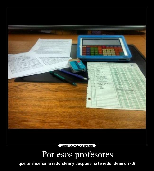 Por esos profesores - 