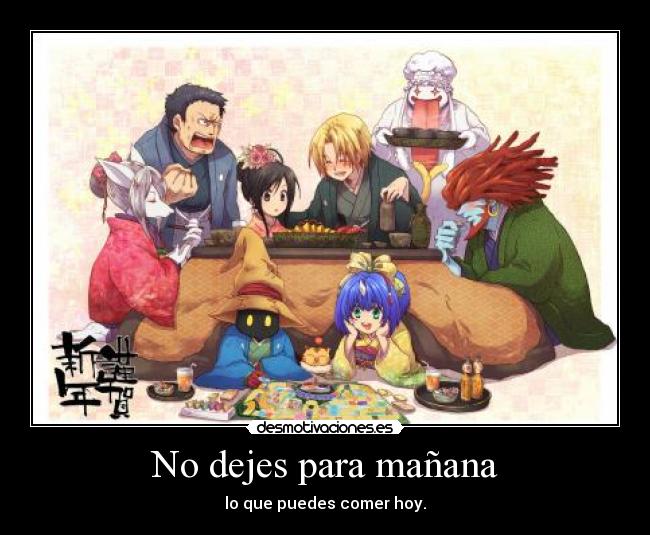 No dejes para mañana -