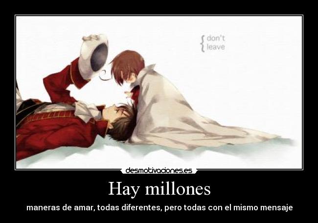 Hay millones -
