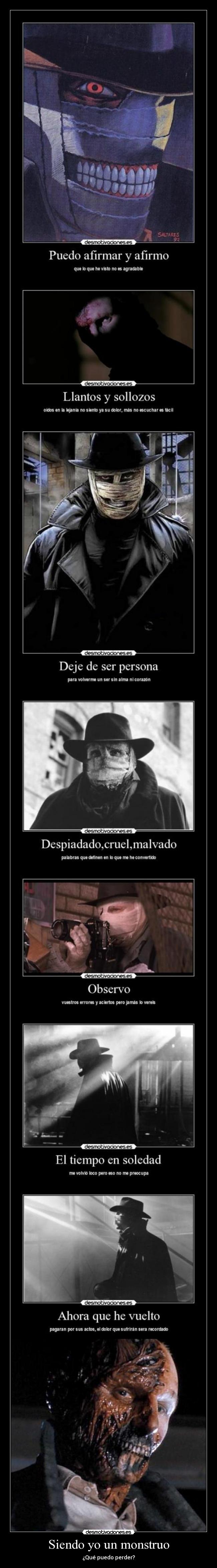 Siendo yo un monstruo -