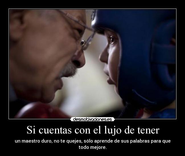 Si cuentas con el lujo de tener -