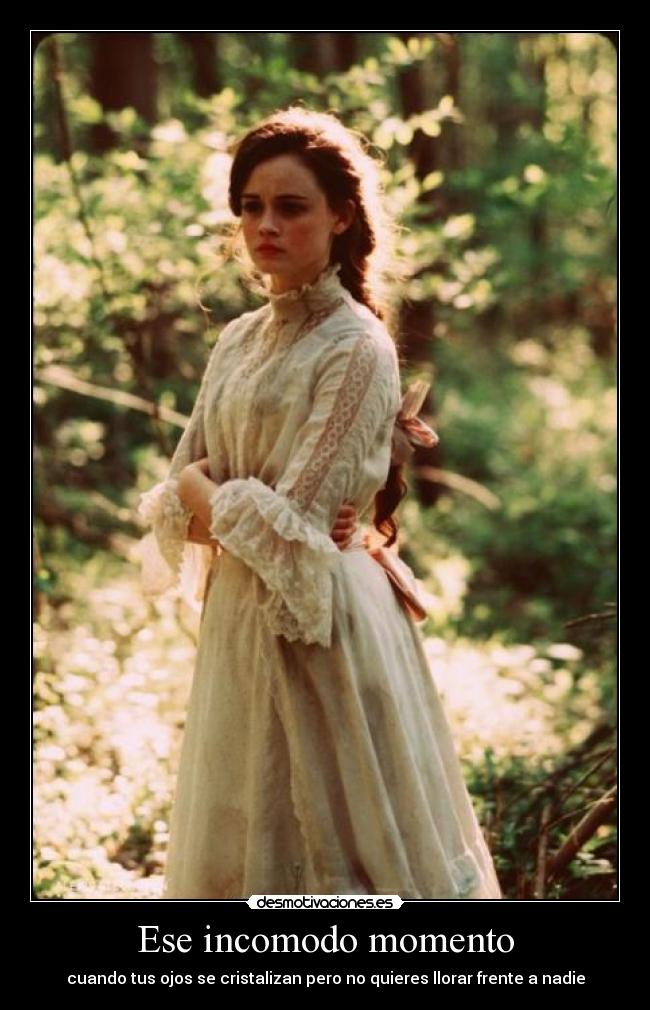 Ese incomodo momento - cuando tus ojos se cristalizan pero no quieres llorar frente a nadie