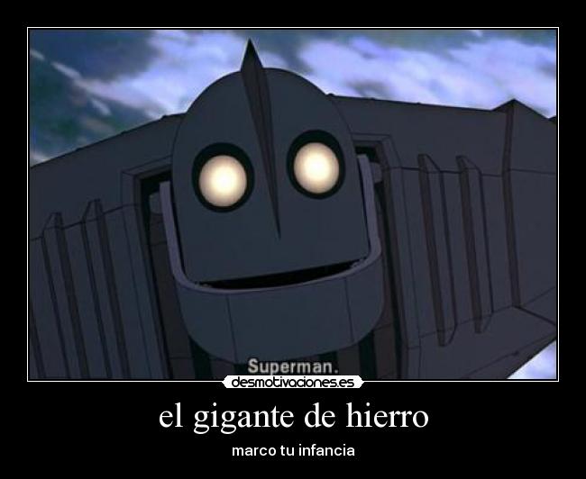 el gigante de hierro - marco tu infancia