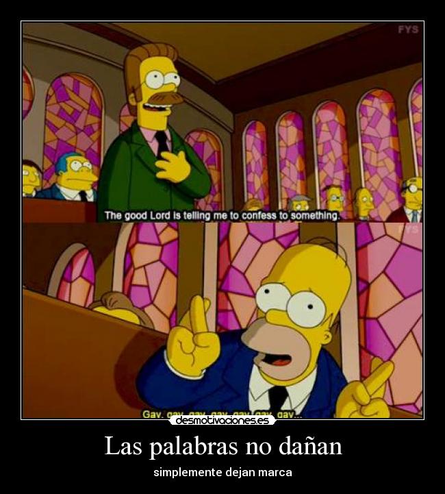 Las palabras no dañan -