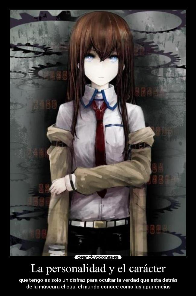 La personalidad y el carácter -