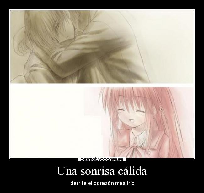 Una sonrisa cálida -