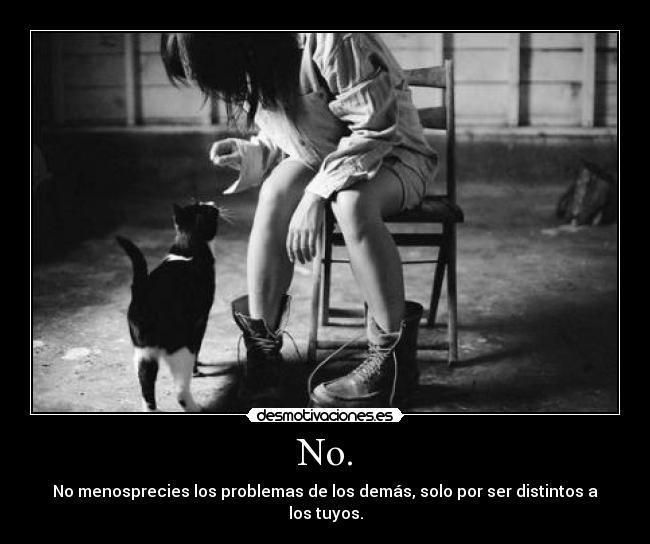 carteles problema distinto menospreciar desmotivaciones