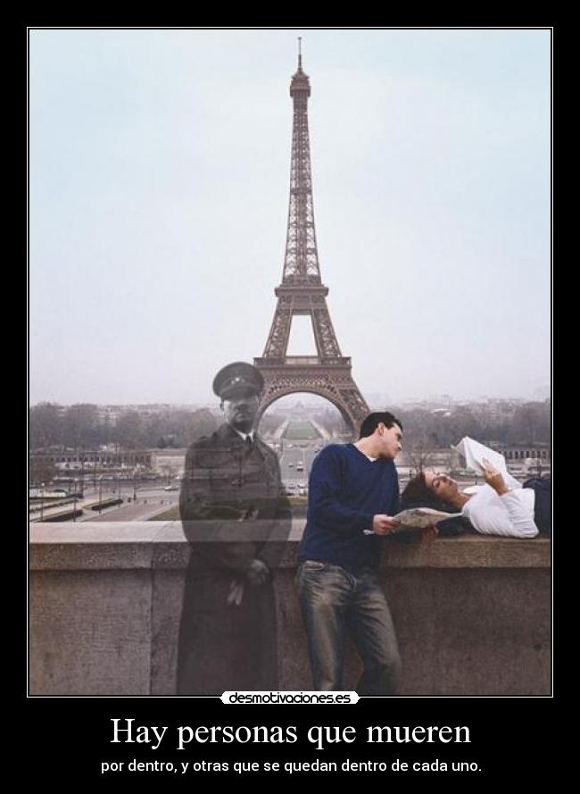 Hay personas que mueren -