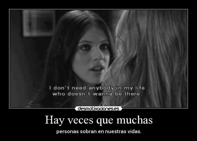 Hay veces que muchas - 