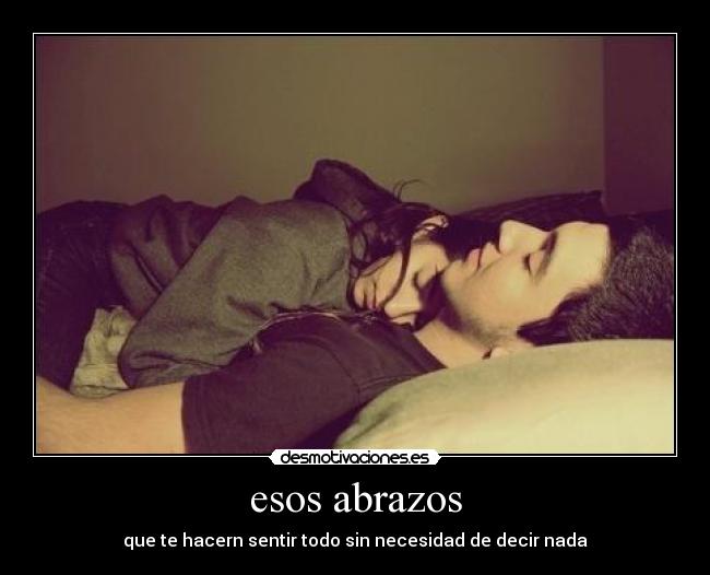 esos abrazos -