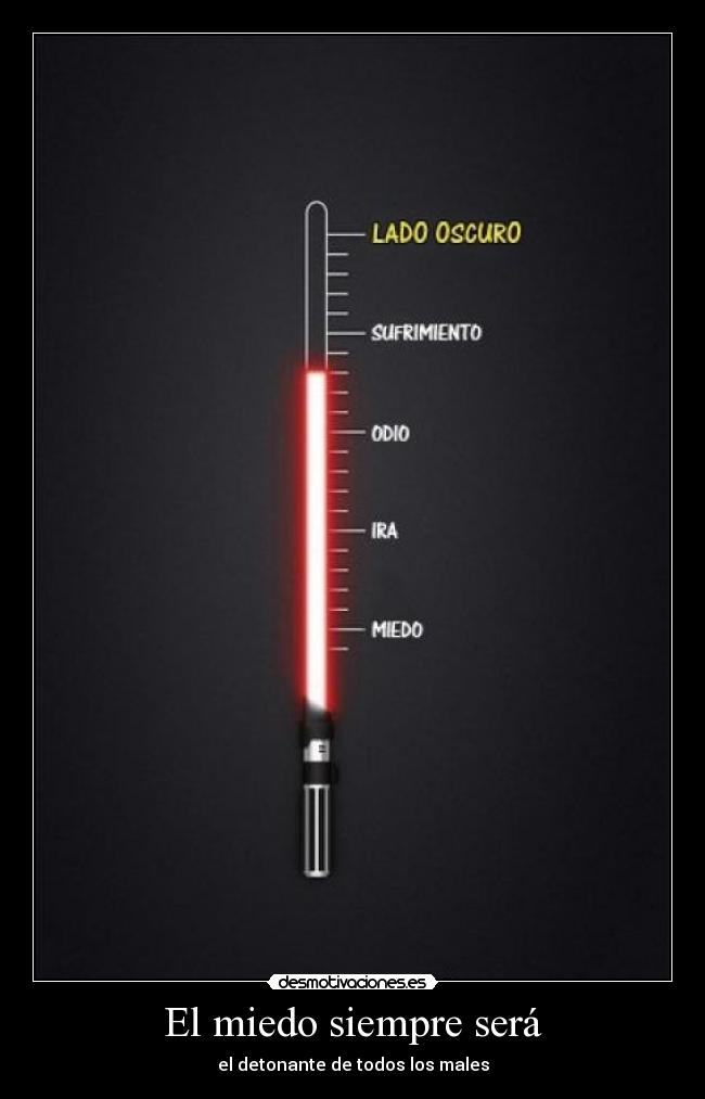 El miedo siempre será -