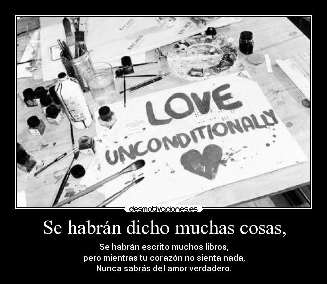 carteles love unconditionally yay desmotivaciones