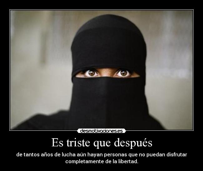 Es triste que después - 