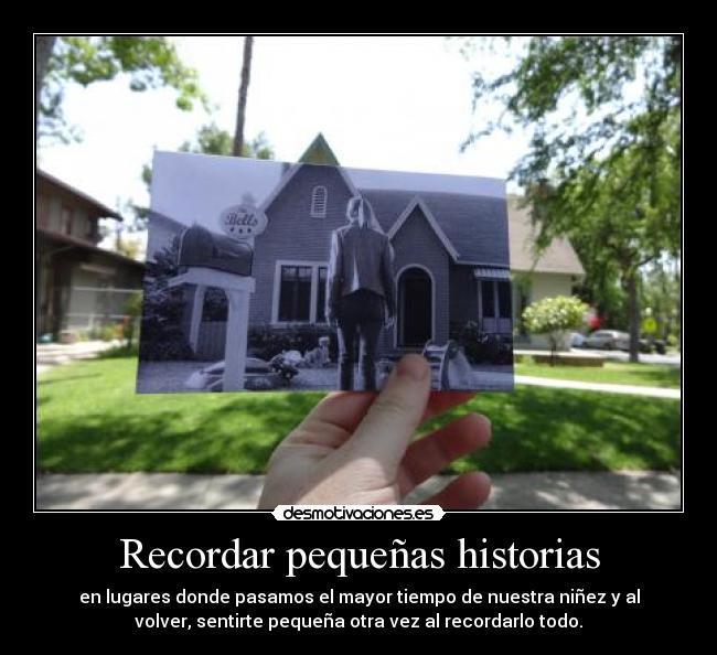 Recordar pequeñas historias -