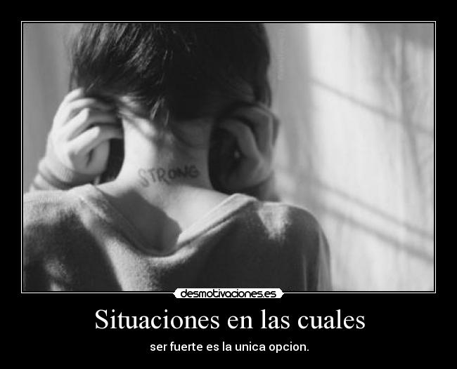 Situaciones en las cuales - 