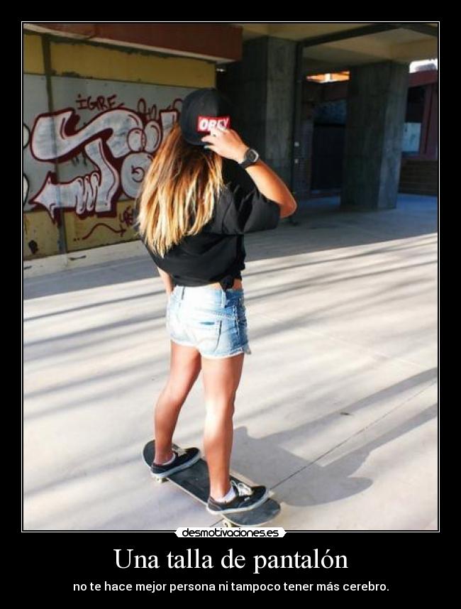 Una talla de pantalón -