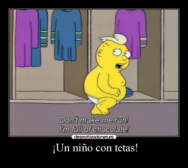 ¡Un niño con tetas! - 