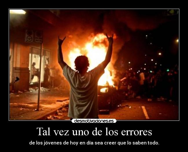 Tal vez uno de los errores - 