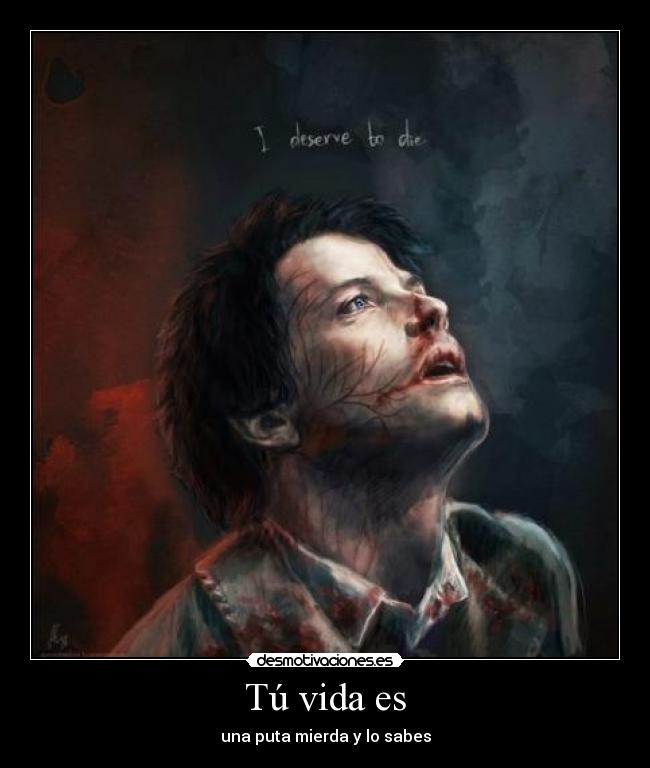Tú vida es - una puta mierda y lo sabes