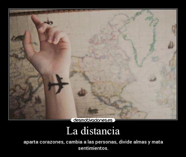 La distancia -