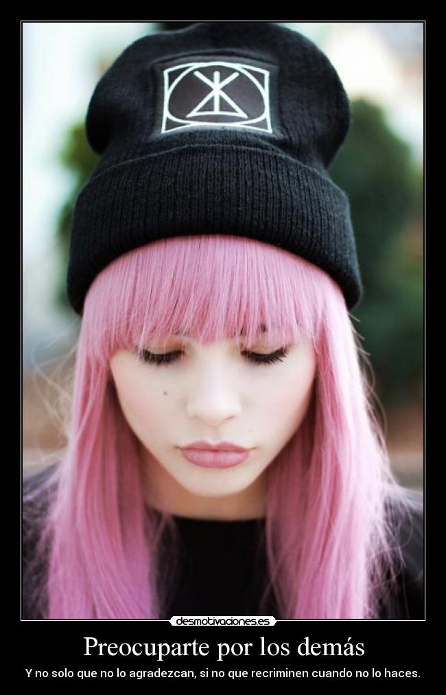 Preocuparte por los demás -