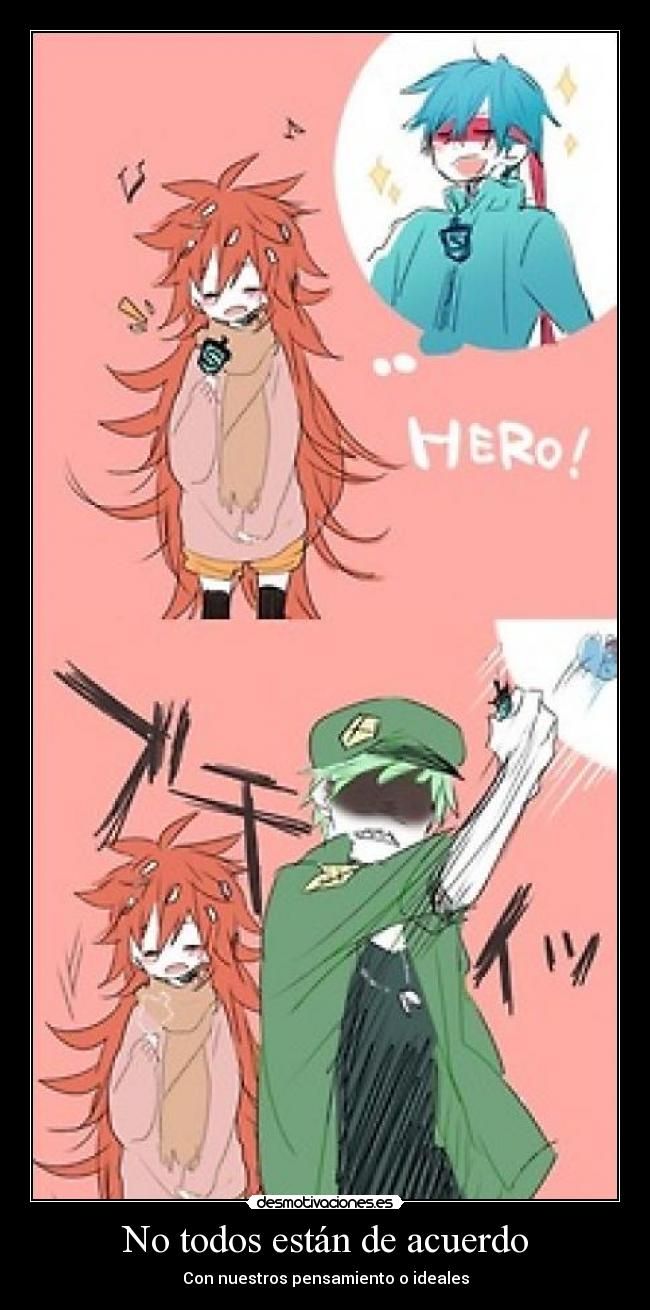 No todos están de acuerdo -