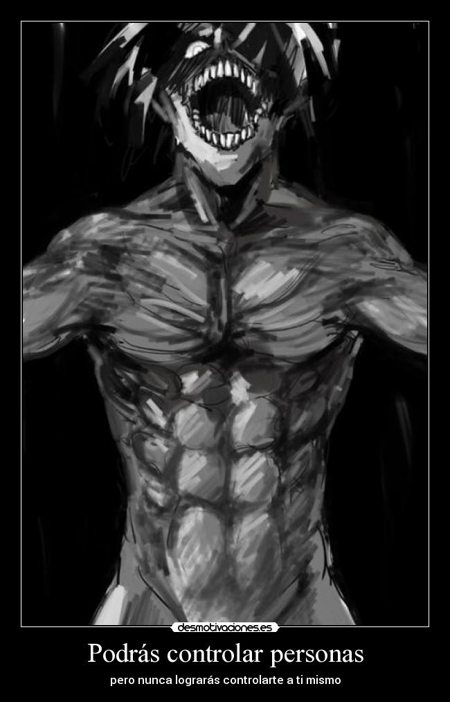 Podrás controlar personas -