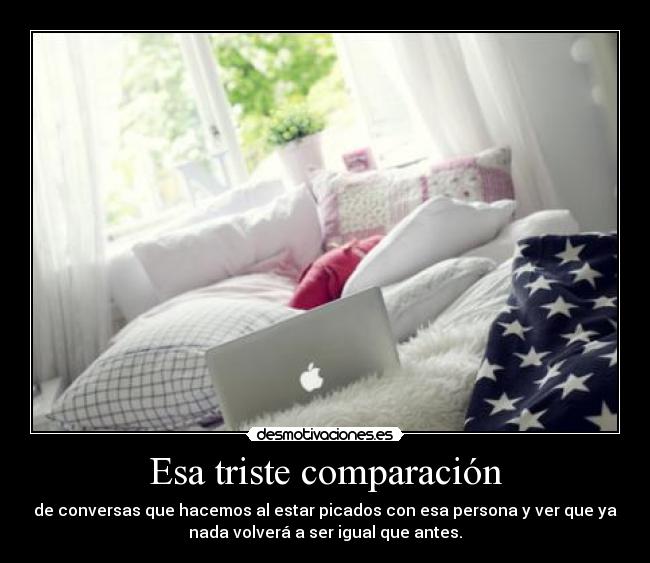 Esa triste comparación - 
