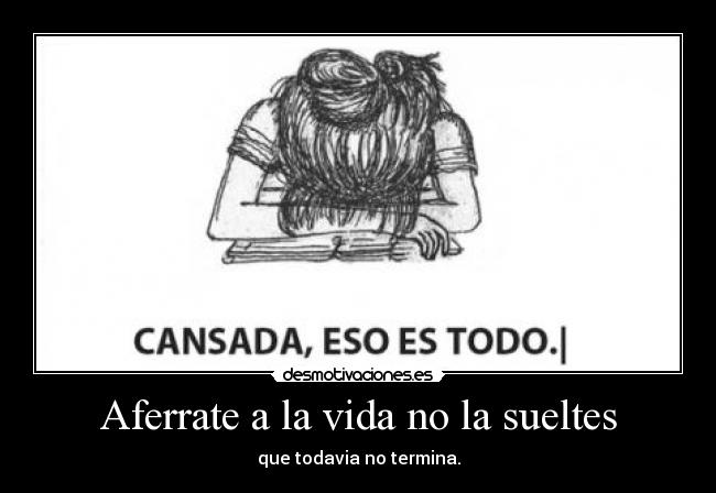 carteles vida desesperes desmotivaciones