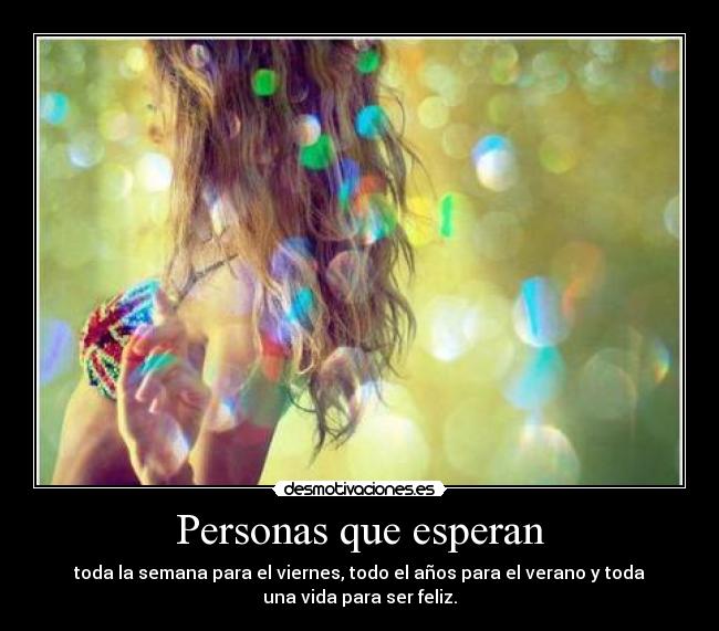 Personas que esperan -