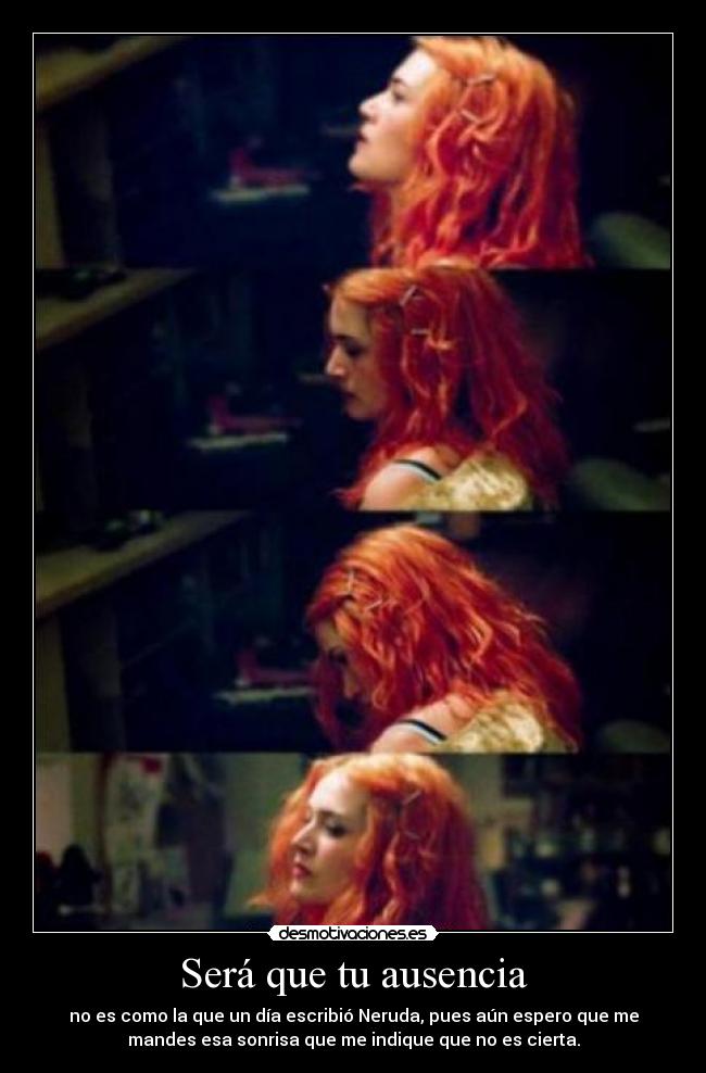 Será que tu ausencia - 
