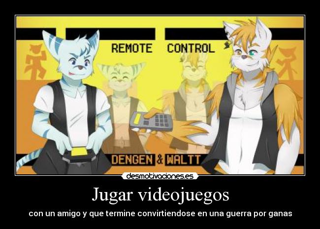 Jugar videojuegos - con un amigo y que termine convirtiendose en una guerra por ganas