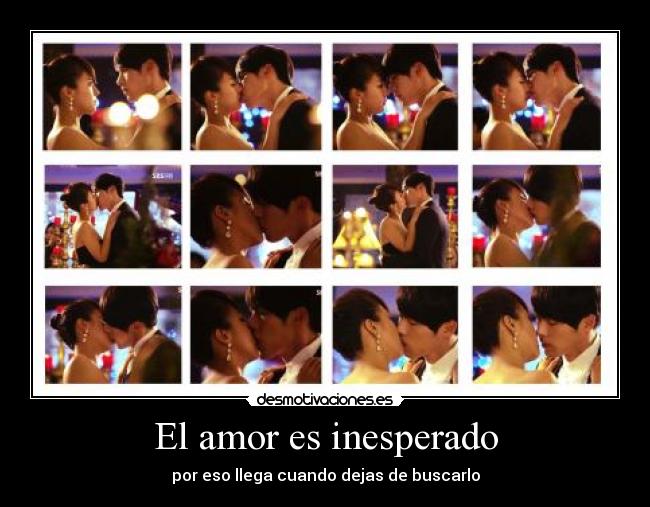 El amor es inesperado -