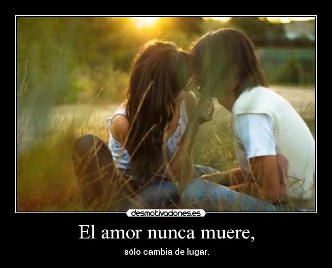 El amor nunca muere, - 