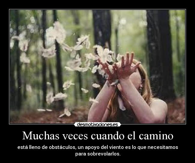Muchas veces cuando el camino -