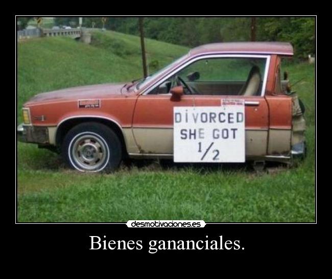 Bienes gananciales. - 