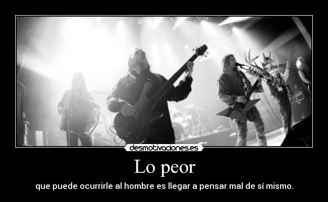 Lo peor - 