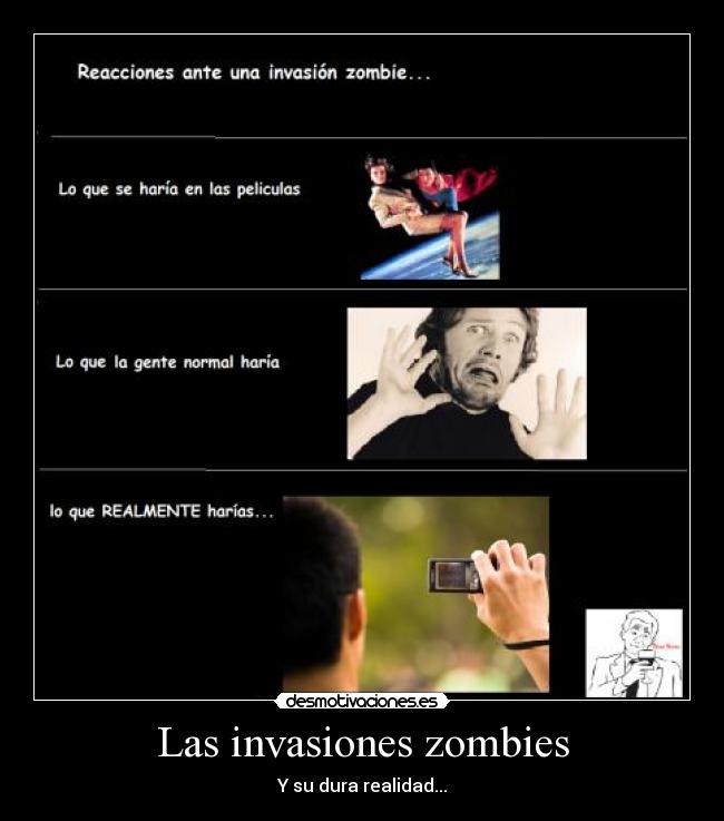 carteles zombies peliculasdemiedo desmotivaciones