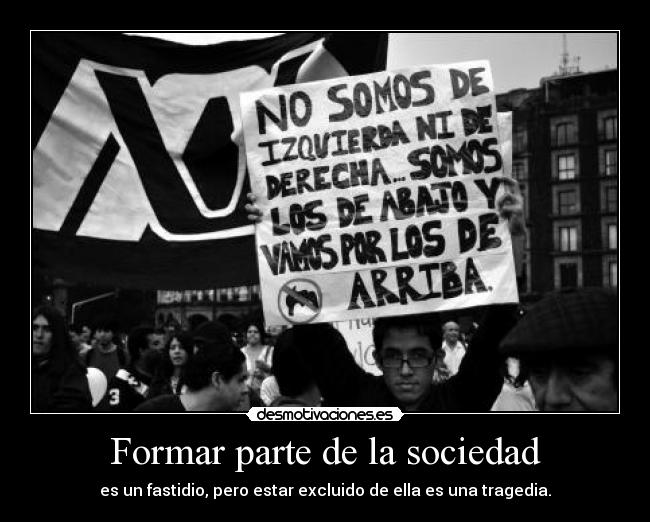 Formar parte de la sociedad - 