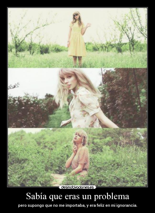 carteles taylor swift knew you were trouble desmotivaciones